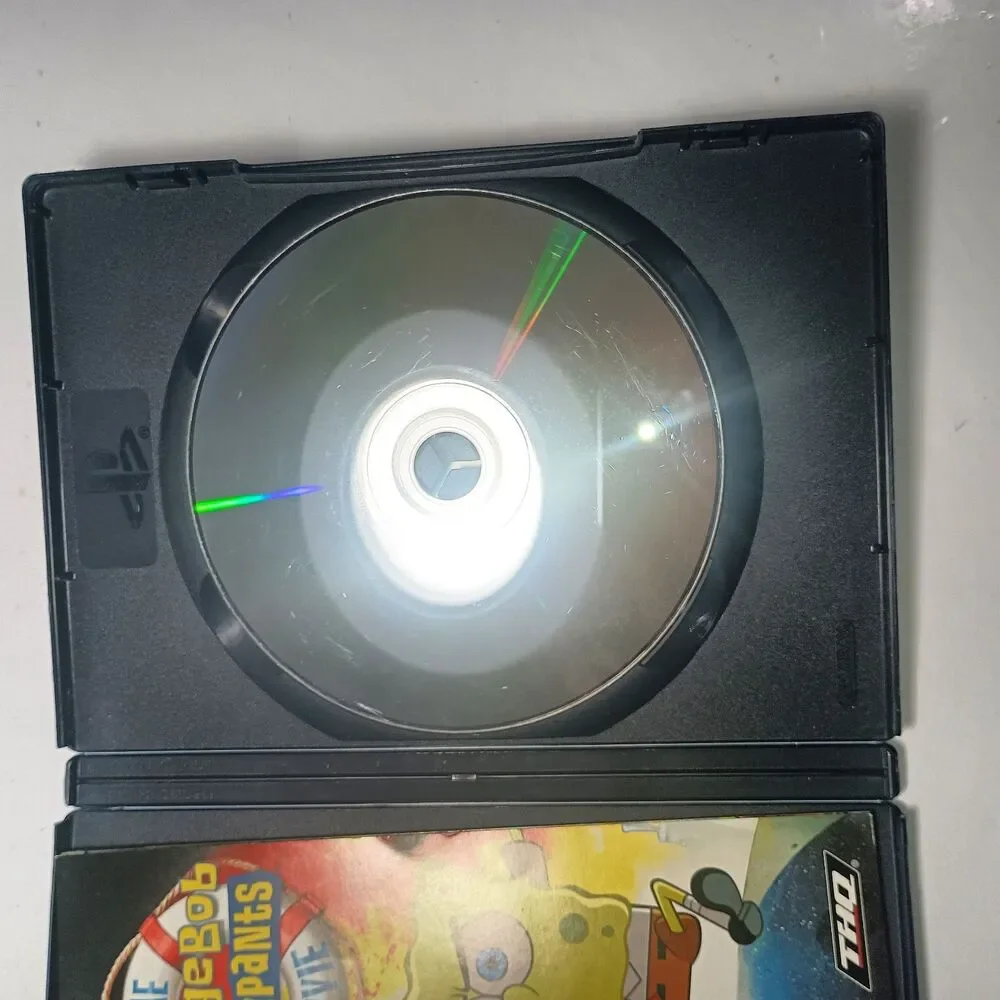 SpongeBob SquarePants The Movie Greatest Hits PlayStation 2 PS2 2004 Nickelodeon
